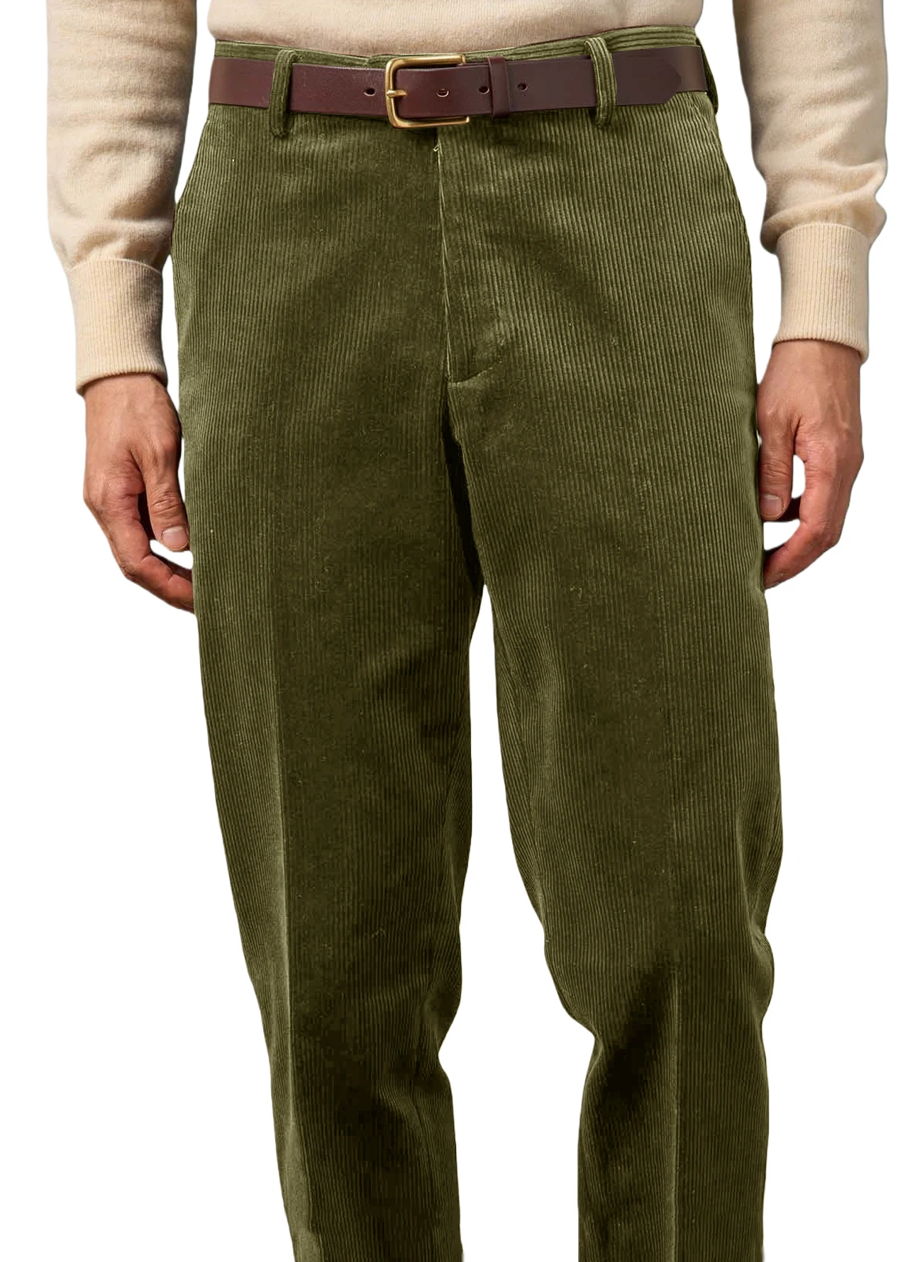 

Retro Men's Corduroy Suit Pants Autumn Winter Formal Business Wool Straight Trousers Workplace High Waisted Casual Pant 2026 New