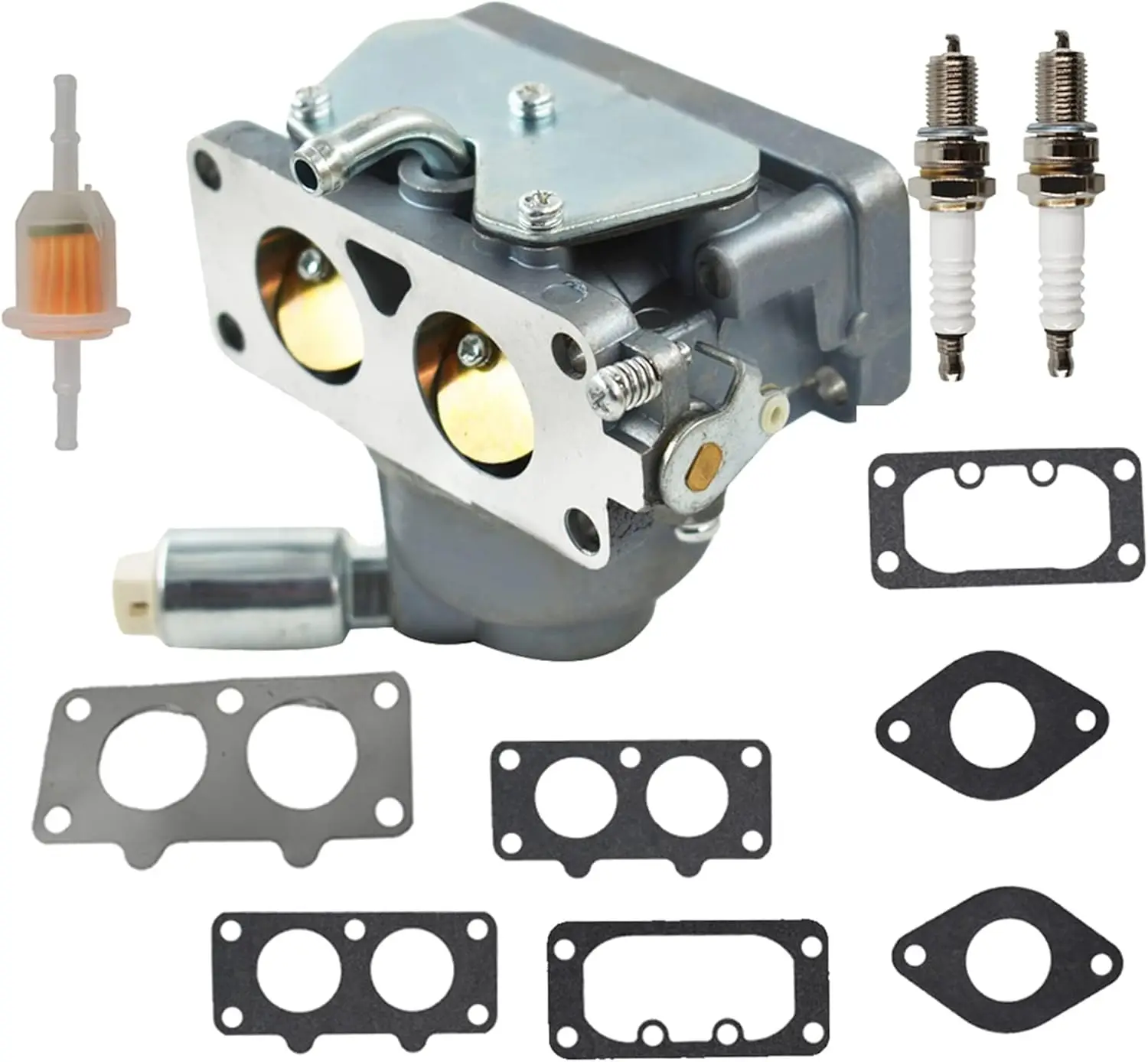 Carburador de Repuesto 799230 para John Deere L118 L120 LA130 LA135 LA140 LA150, Reemplazo para V-Twin 791230 699709 499