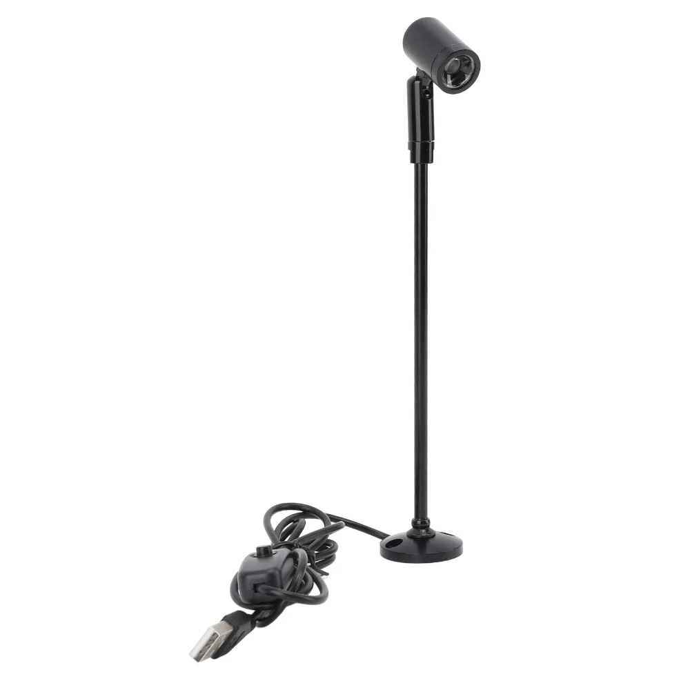 Bright 5V Standing Cabinet Spotlight USB Powered Aluminium Body LED Spotlight Adjustable Mini Spotlight Lamp Galleries