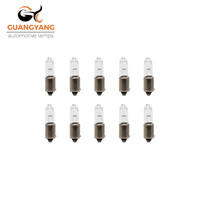 10 Pcs 1156 BAY9S H21W 12V 24V 21W Halogen Brake Indicator Signal Lamp Car Light Bulb Quartz Glass Auto Clearance Light