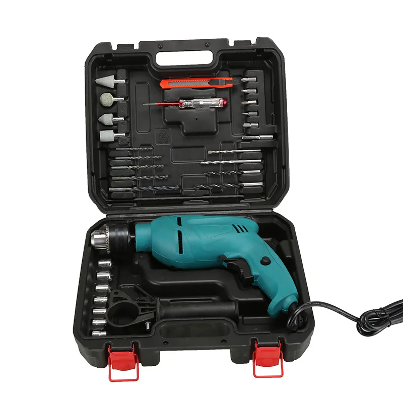 

New Cross-border Impact Drill Set, Household Hand Drill Power Tool Set, Multi-functional Impact Drill Set
