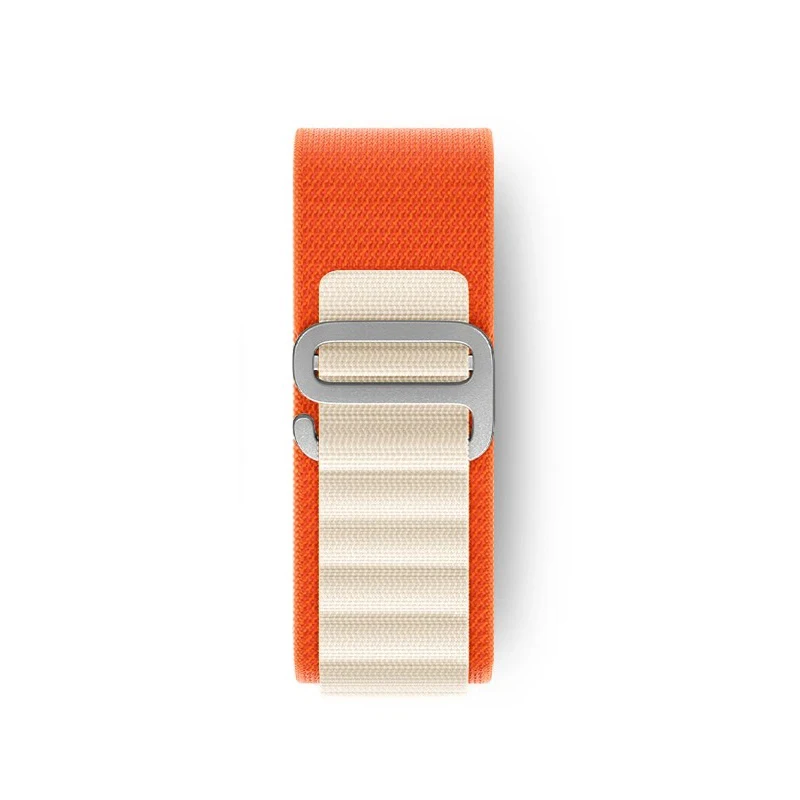 Alpine-Armbänder für Apple Watch Ultra 2 3 4, 44 mm, 40 mm, 49 mm, 46 mm, 45 mm, 41 mm, Nylon-Armband, iWatch Series 12, 11, SE, 8, 9, 10. – Detail 2