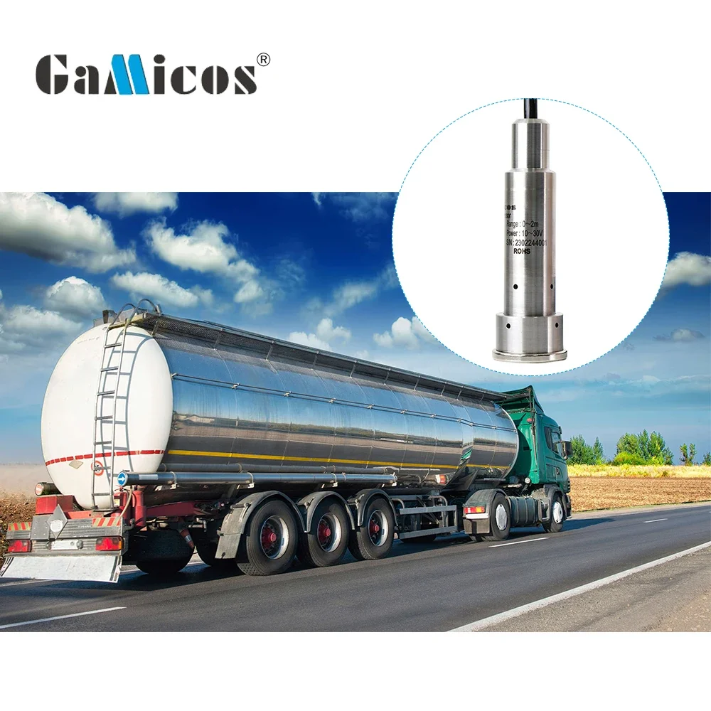 

New GAMICOS GLT5001 all-welded 4~20mA fuel level sensor for diesel and petrol tanks