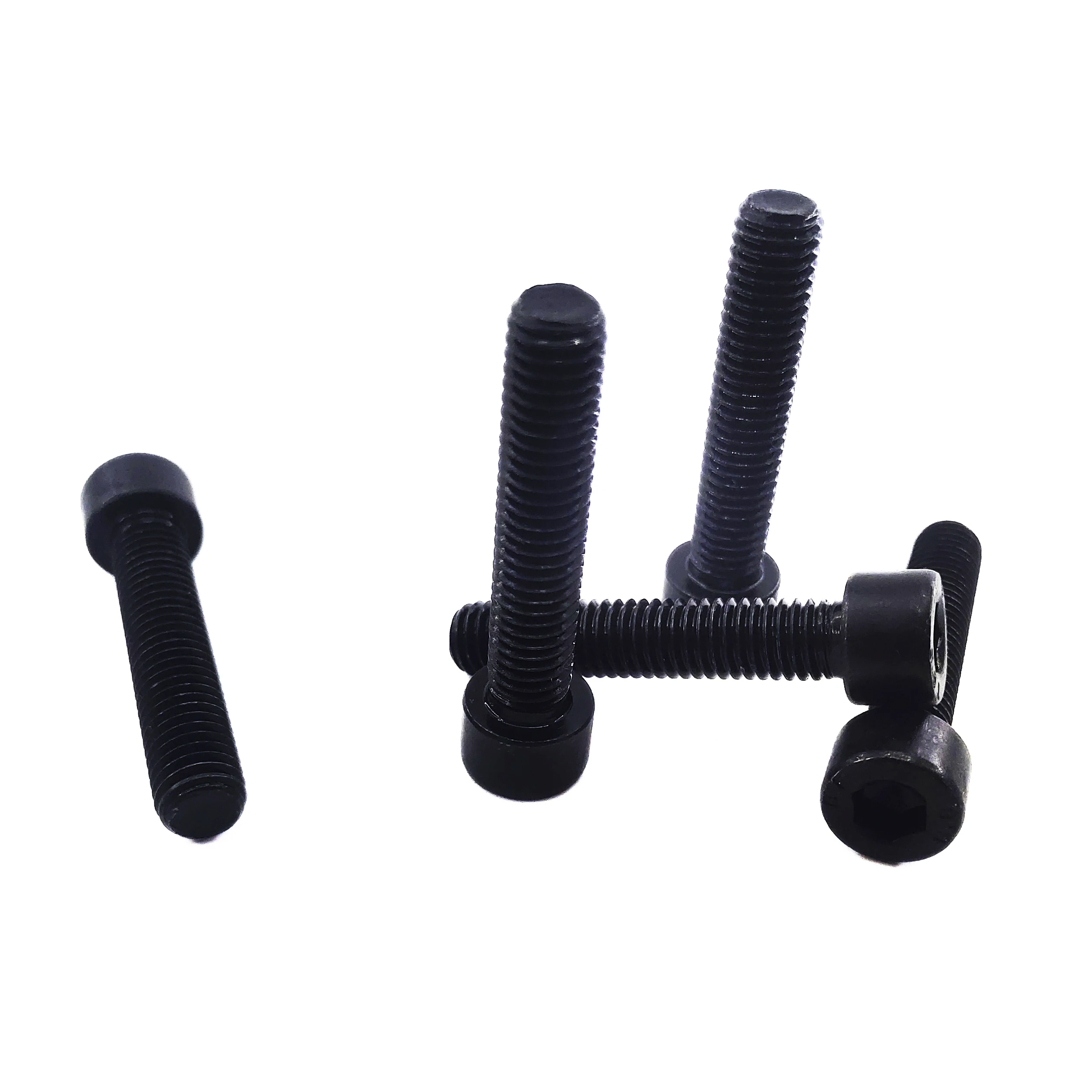 

1-50Pcs M3 M4 M5 M6 M8 M10 M12 DIN912/GB70 Black Carbon Steel 8.8 Grade Hexagon Hex Socket Cap Head Screw Bolt Length：6-100mm