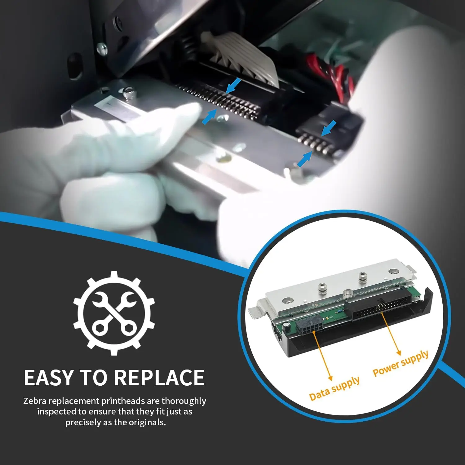 Zebra ZT410 ZT411 ZT210 ZT230 ZT231 ZT420 ZT510 ZT610 ZT620 ZM400 S4M ZD230 ZD420 GK420 110XI4 프린터용 새 프린트 헤드