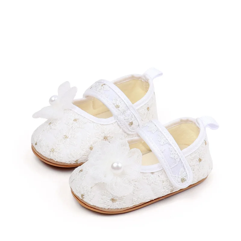 2024 ربيع جميل الزهور الطفل لينة سوليد أحذية مشي لطيف مريح المضادة للانزلاق الاطفال حذاء كاجوال جديد مصمم فتاة أحذية رياضية #4
