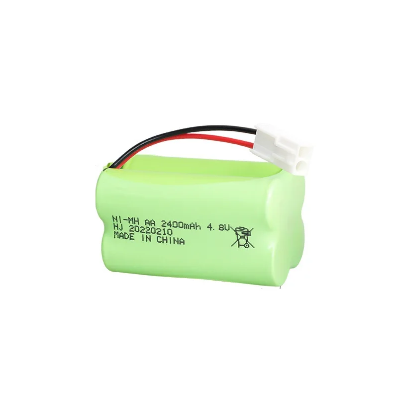 Batteria Ni-MH 4.8v 2400mah per giocattoli Rc Auto Serbatoi Robot Barche Pistole 4 * Batteria ricaricabile AA 4.8v