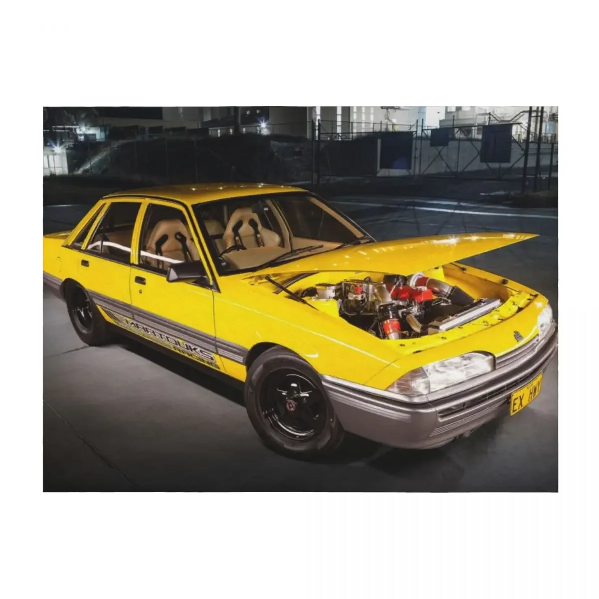 

Josh Watson's Holden VL Commodore Throw Blanket Plush Personalized Gift Luxury Thicken warm for winter Blankets