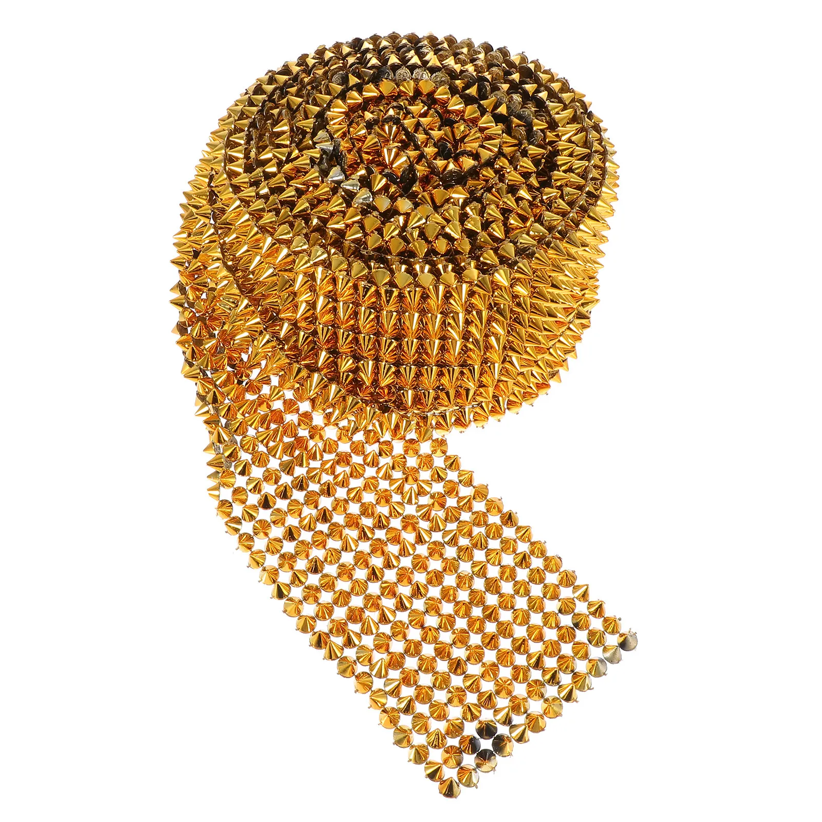 

Plastic Line Drill Roll Drill Strip Simulated Rivet Material DIY Decorative Accessory for Clothing Bags Suitcase