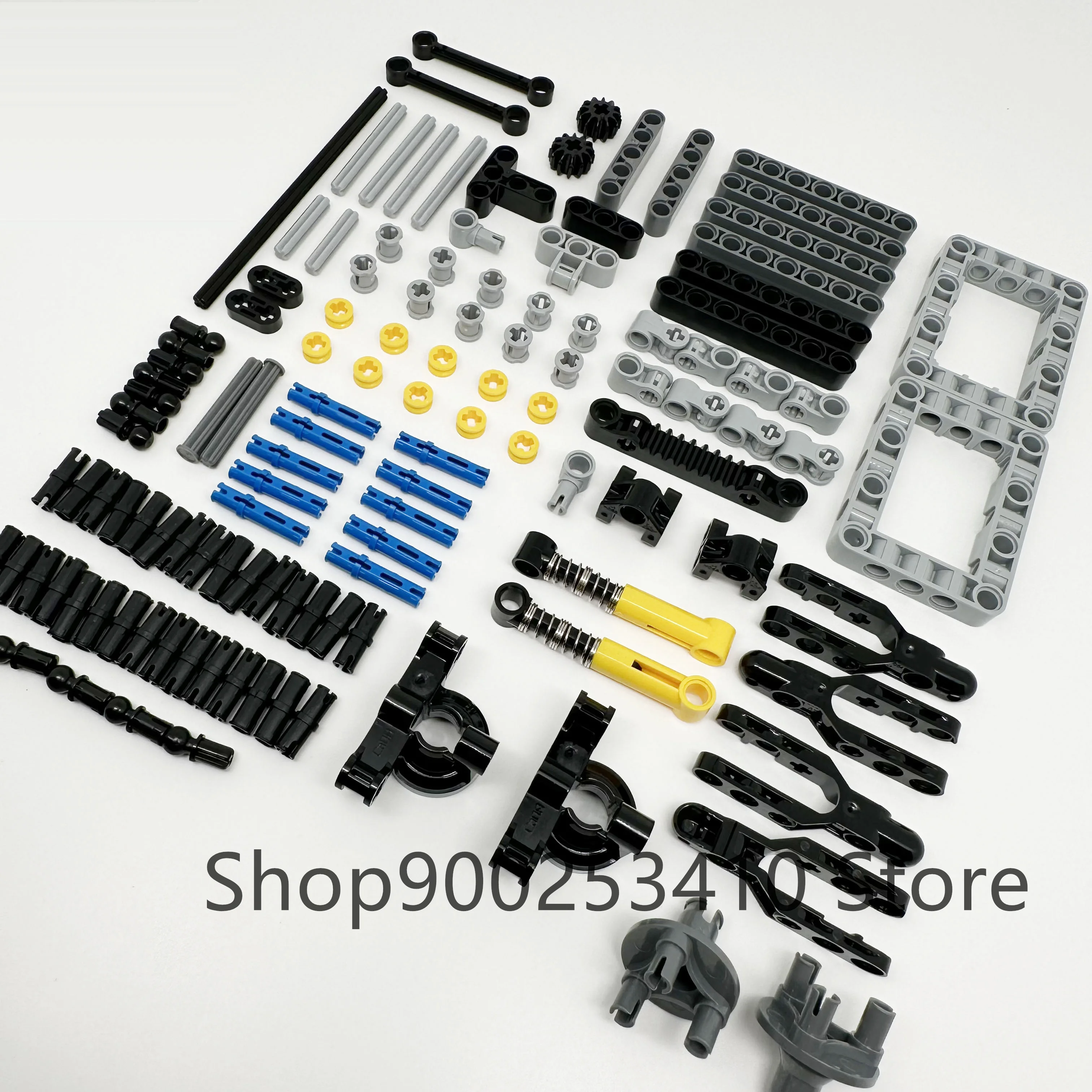 123 pezzi di plastica ad alta tecnologia Building Blocks mattoni Gear Liftarm Beam Cross Axle assemblaggio fai da te MOC Bulk Technology Set Toy