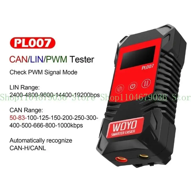 652F eficiente puede probador protocolo LIN PWM adecuado para diagnósticos automotrices con función velocidad