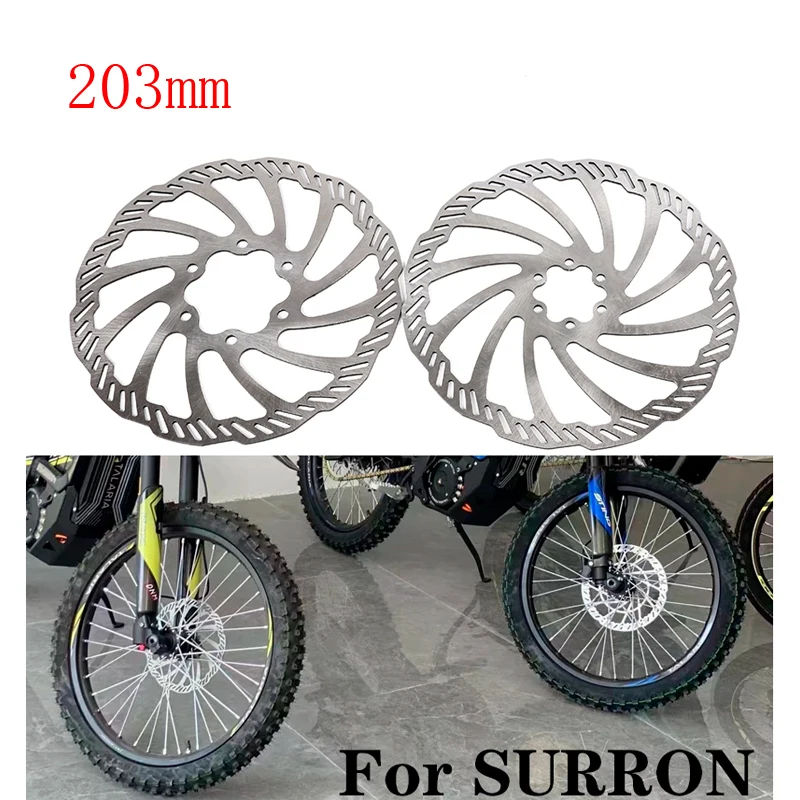 Motorcycle for Surron Brake Disc Front Rear Brakes Steel Parts Light Bee Motocross Off-Road Electric Dirt Motorbike Accessories