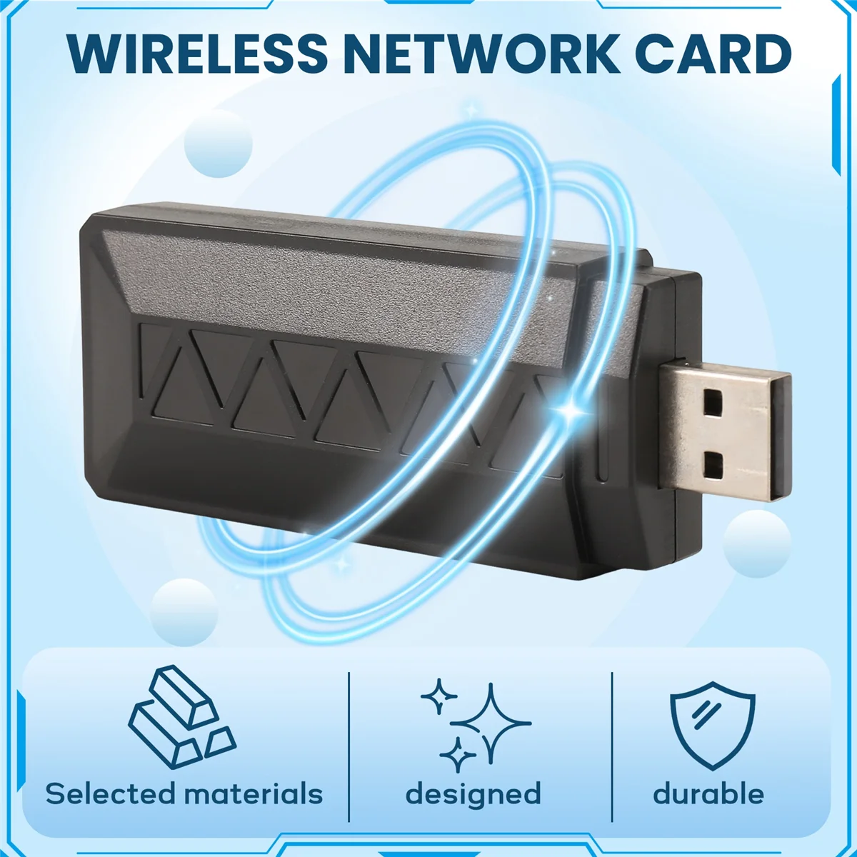 محول واي فاي USB لاسلكي DBGX AR9271 2.4G/150Mbps لـ Linux، Kali، Ubuntu، لـ Raspberry Pi، PC، تعزيز شبكة الكمبيوتر المحمول A #3