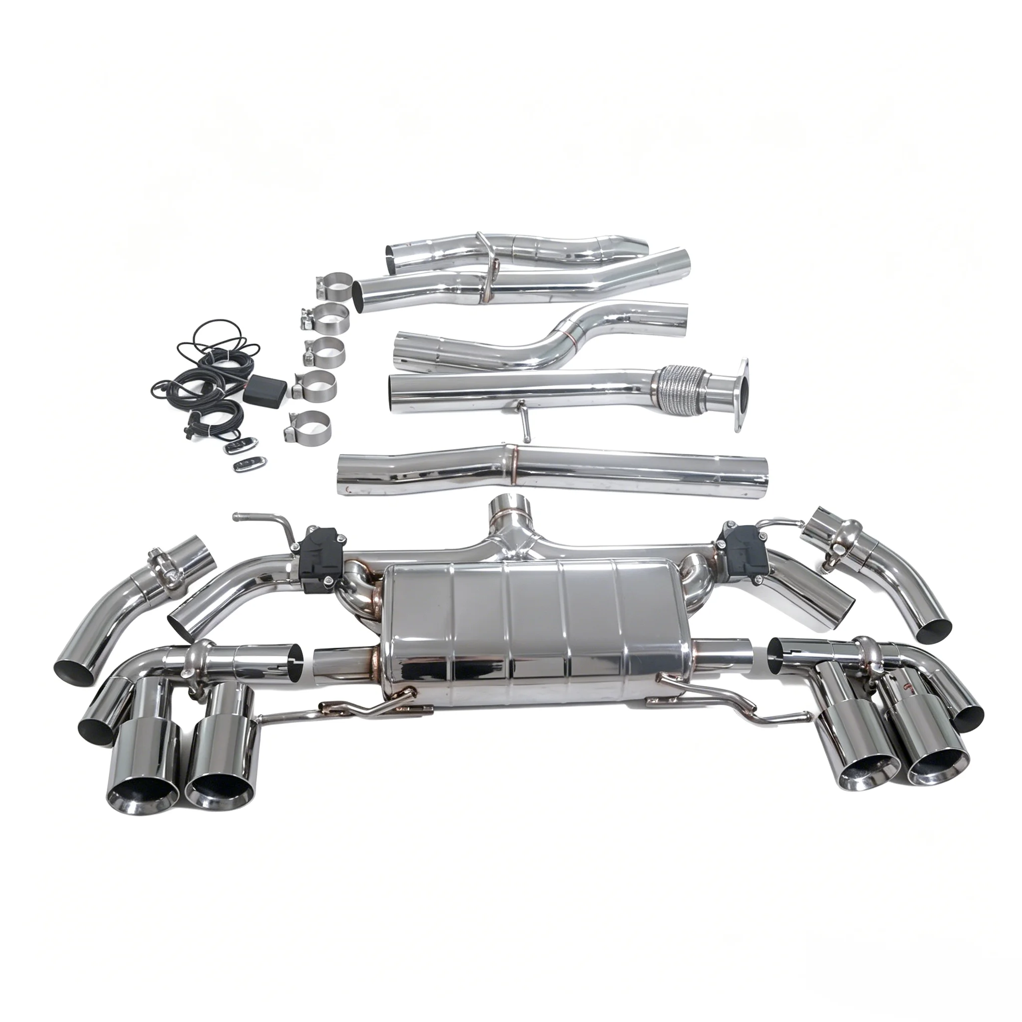 GFC/ Compatible with the 2016-2022 Alfa Romeo 2.0T Catback 304SUS brushed Valvetronic high-performance exhaust system