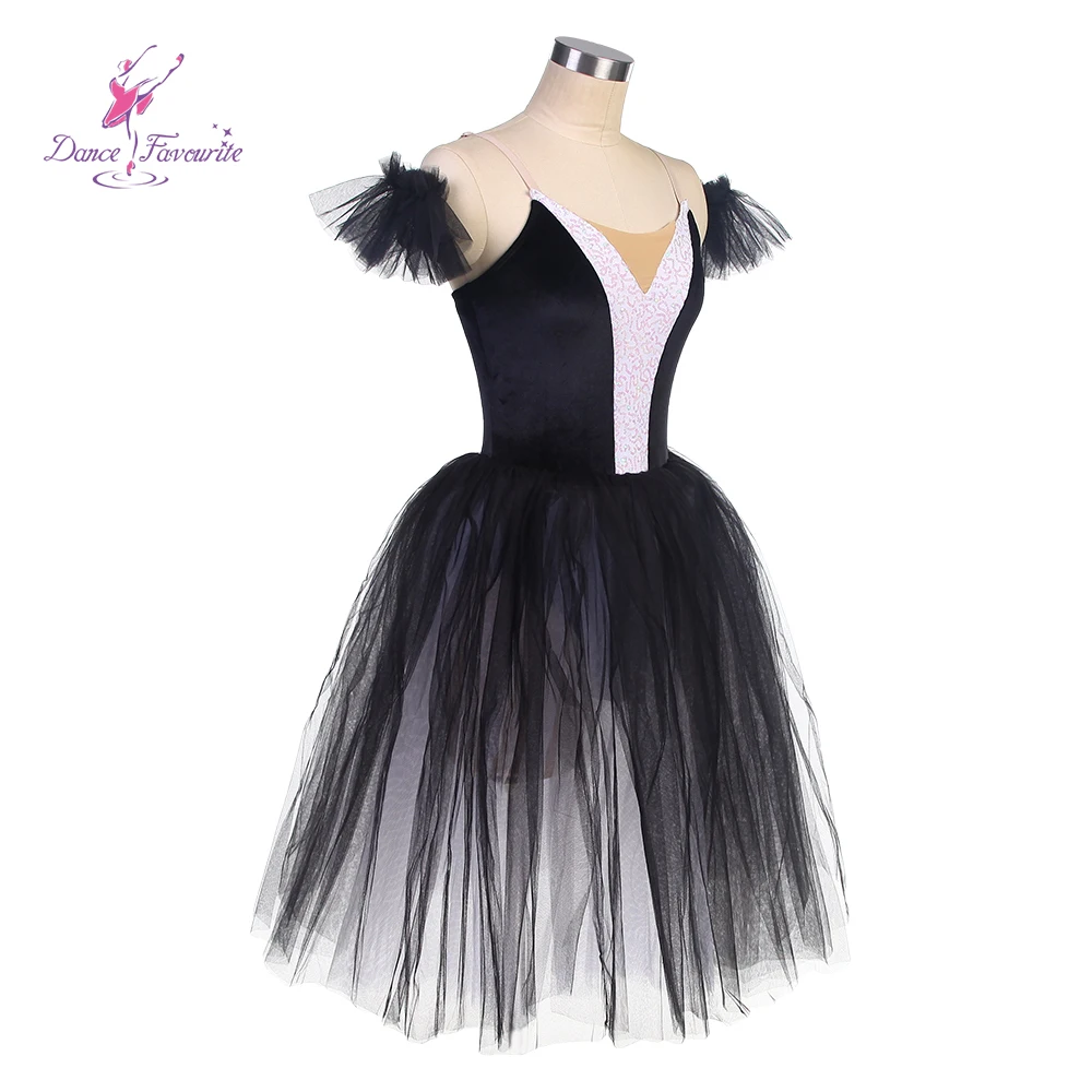 

Dance Favourite 24030 Ballet Tutus Long Romantic Ballet Costume Ballet Dance Costumes black tutu