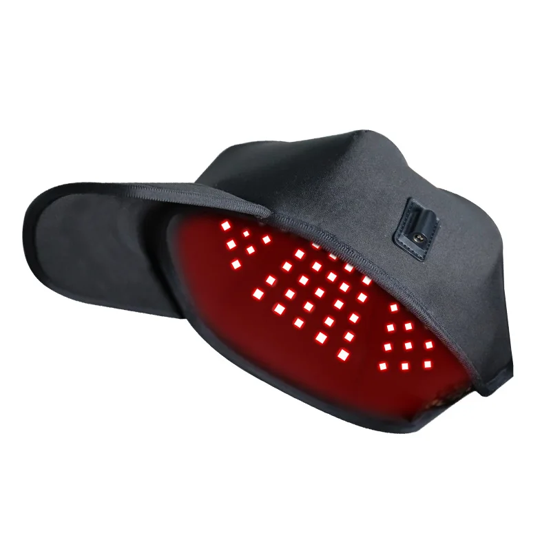 Red light hair care hat to prevent hair loss Dual-band timed 24W head infrared light hat
