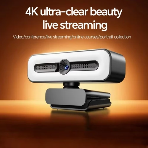 Imagen 2 del producto Xiaomi 4K HD Mini cámara web portátil 1080P cámara web con micrófono luz ordenador portátil de escritorio para videollamada en vivo conferencia