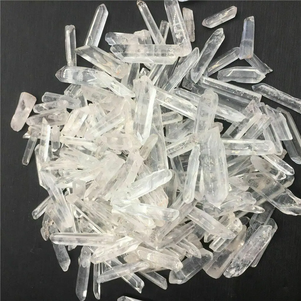1000g Natural Lemurian Clear Quartz Crystal Point Specimen