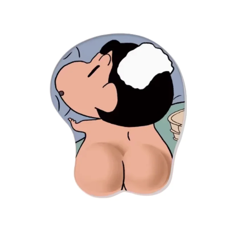 Crayon Shin-chan cute cartoon comfortable creative anime high value anti-slip soft thickened wear-resistant mouse wrist pad view 6