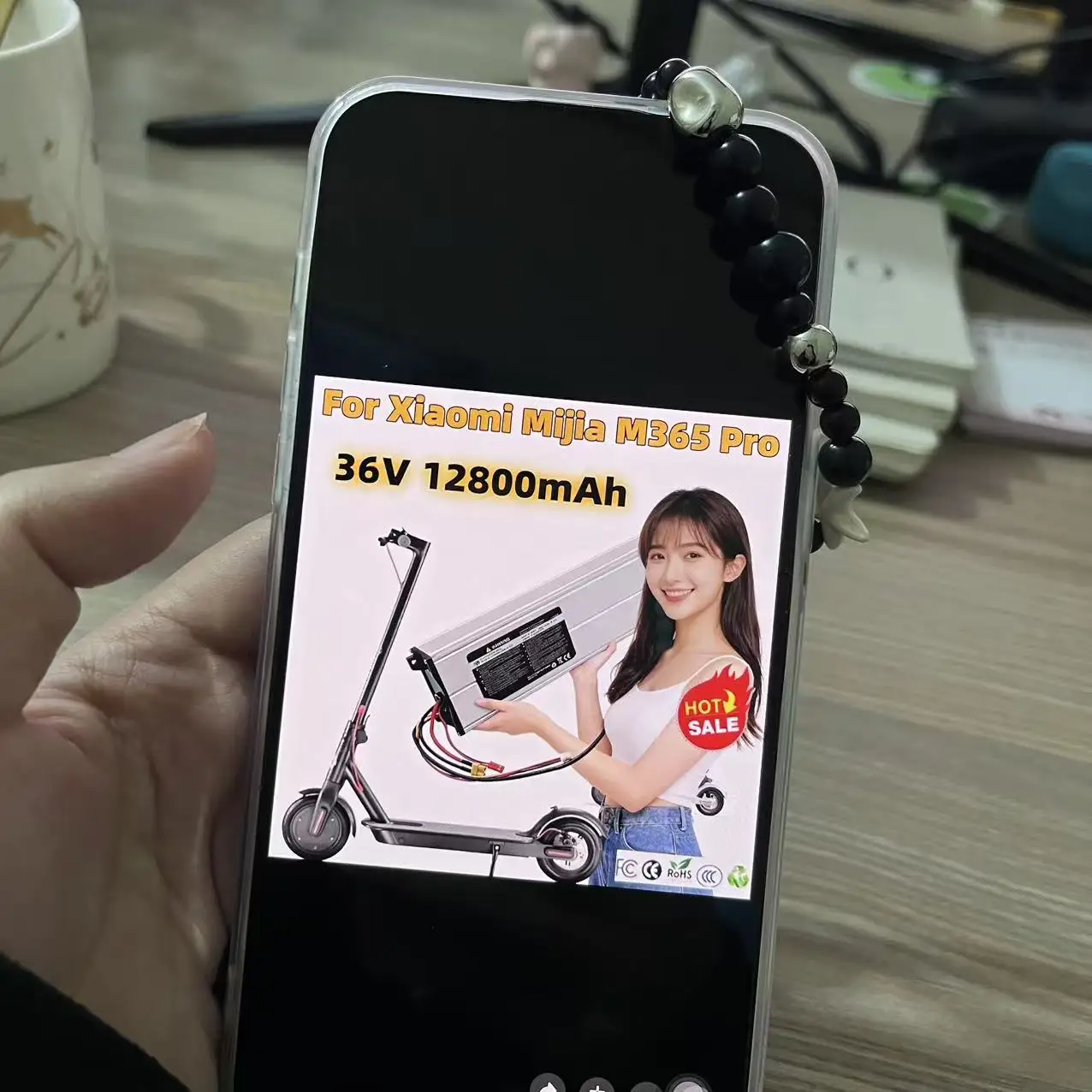 

36V 12.8AH for XIAO MI M365 PRO Scooter High Capacity Endurance Battery Pack