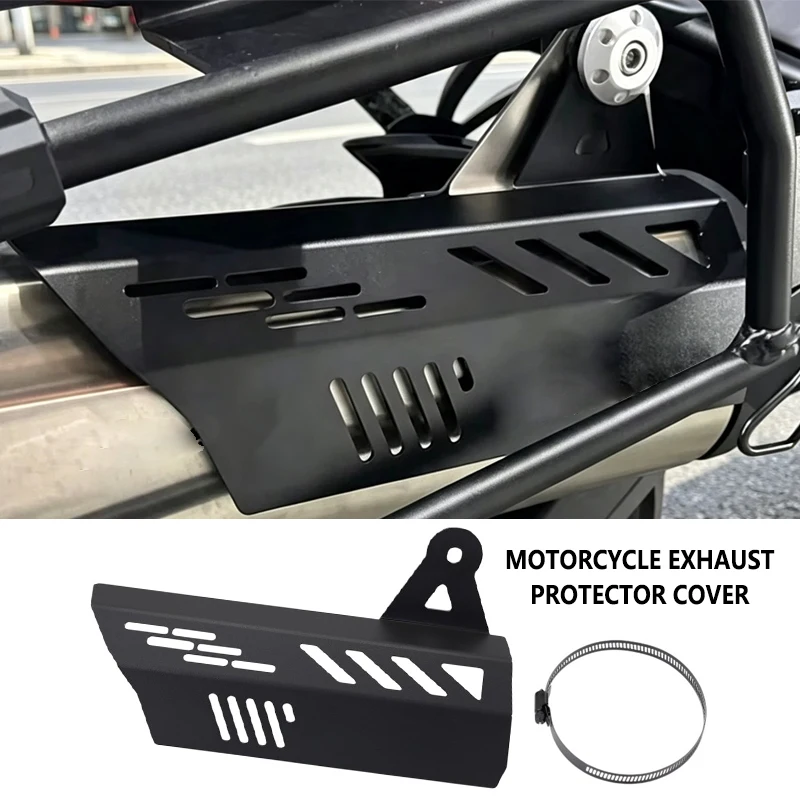 For Benelli TRK702 TRK702X TRK 702 X 702X 2022 2023 2024 Motorcycle Exhaust Tail Pipe Protector Cover Guard Accessories