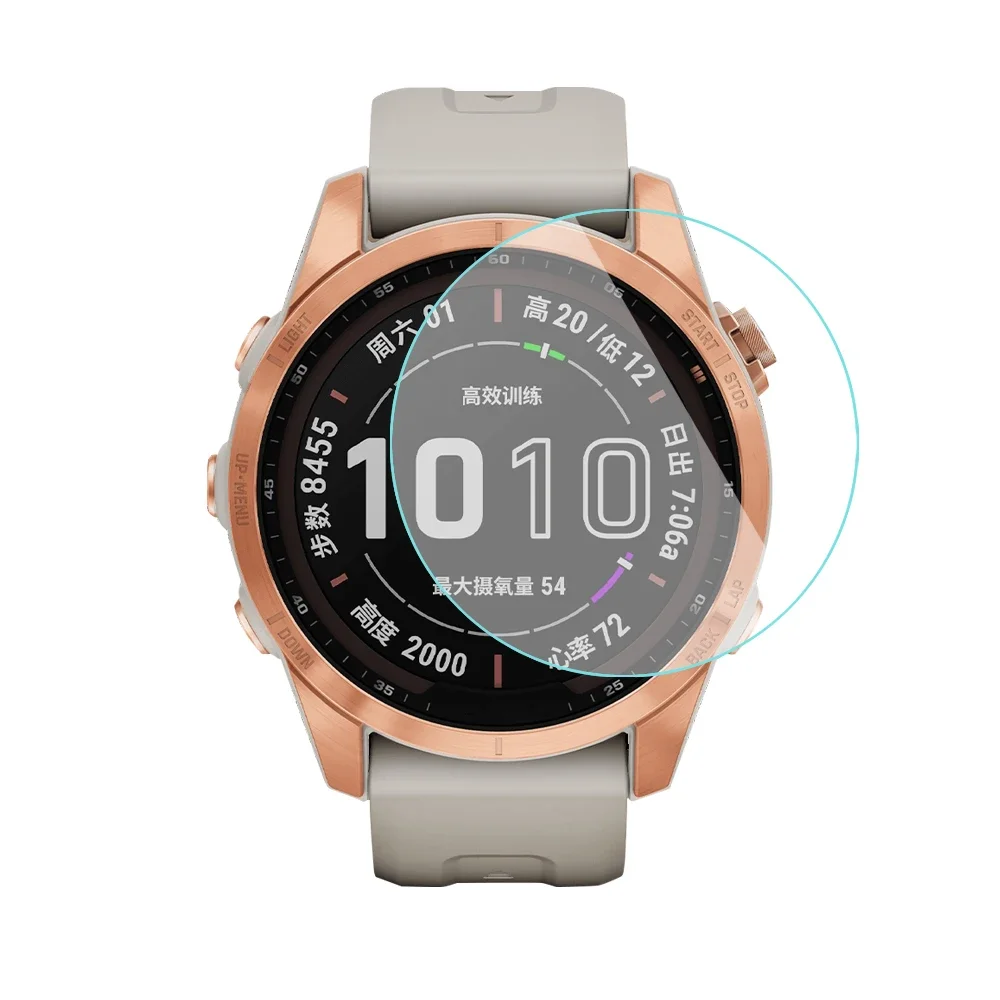 Gehärtetes Glas für Garmin Forerunner 245 935 255 S 955 65 Instinct 2S Enduro2 Displayschutzfolie für Fenix 7 3 HR 7S 6x Pro 5