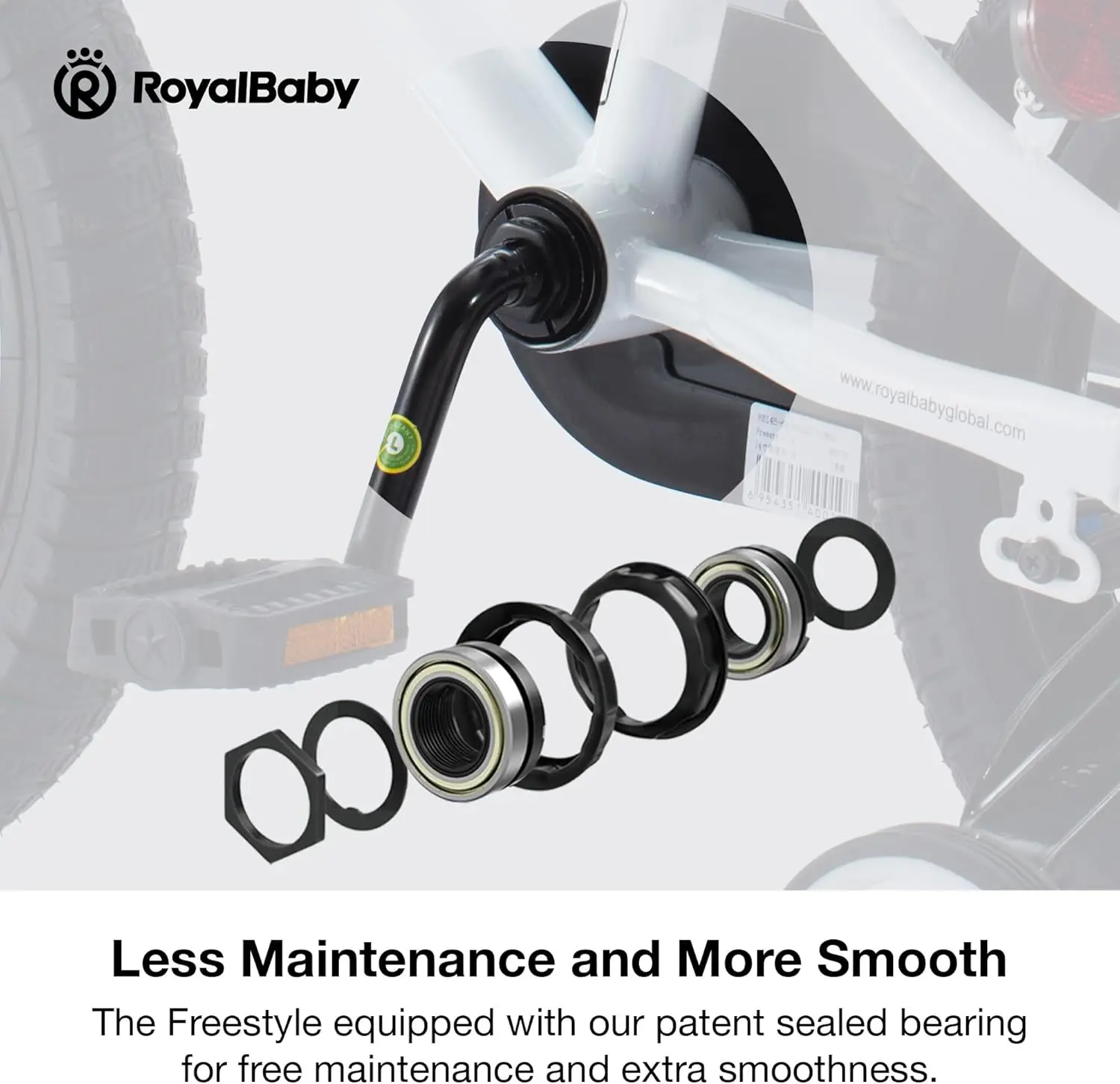 Kids Bike EZ Balance to Pedal Dual Handbrake Toddlers Boys Girls Bicycle 12-20 Inch for Age 3-10 Years