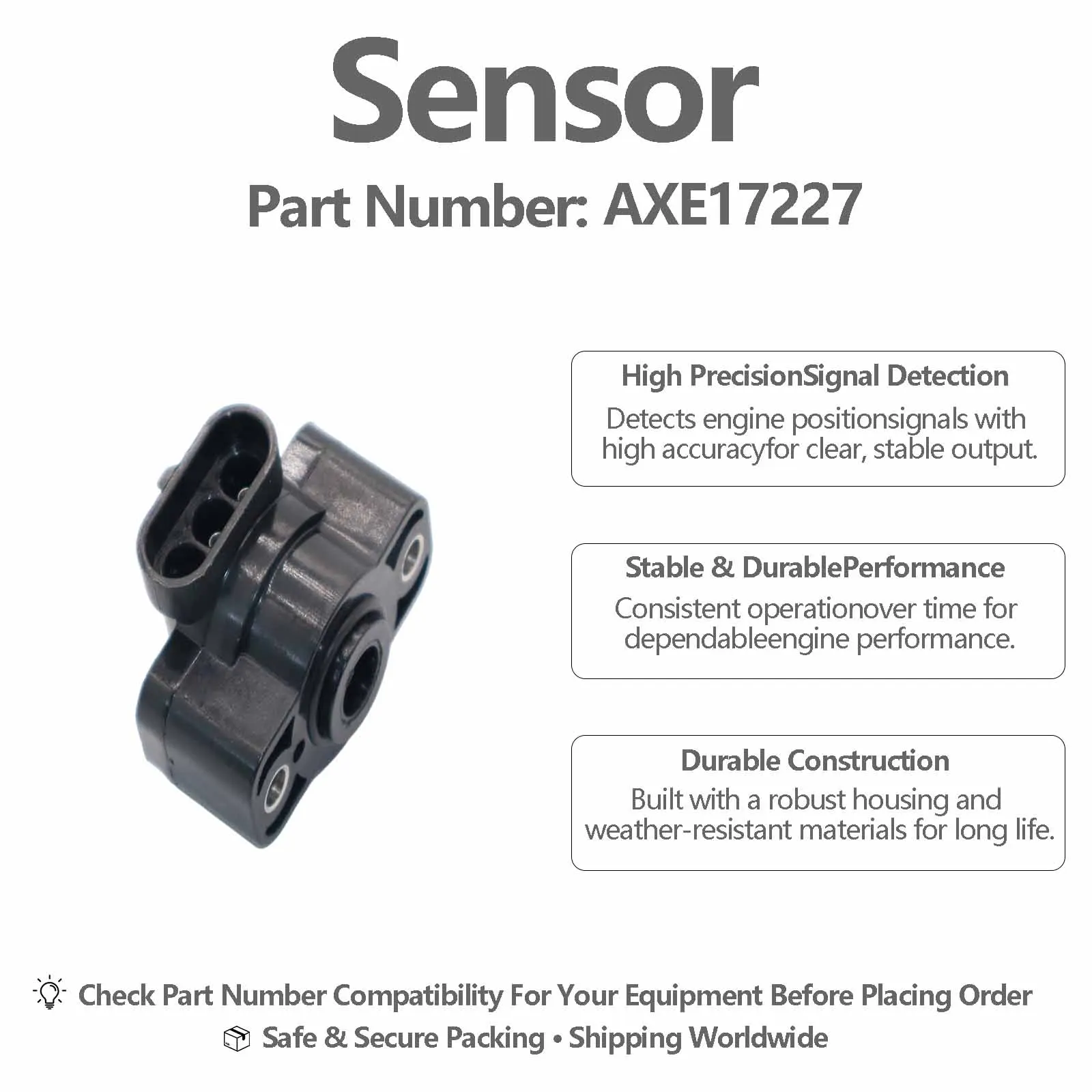 AXE17227 Sensor For John Deere Combine 606C 612C 618C 625R 635D 640D 735D 740D
