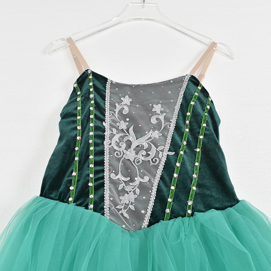 Body da balletto per ragazze Body da ballo Bambino Fiocco di neve Gonne lucide Ballerina Bambini Vestito cosplay Spettacoli teatrali Costume