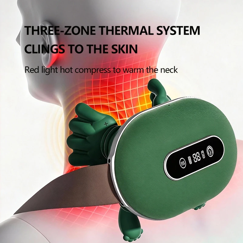 

﻿ Neck Massager Cervical Pillow Shoulder Massager Trapezius Shiatsu Kneading Muscles Body Back Leg Massagers Pillow Relaxation