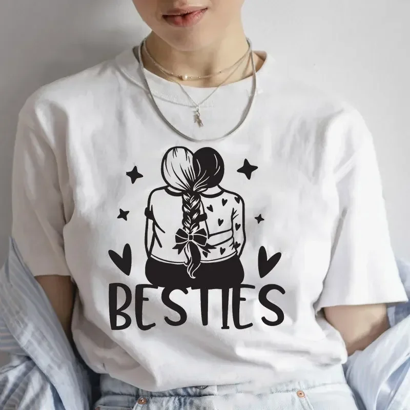 2026 Fashion Luxurious Girls' Women's Pure Cotton T-Shirt, High-end, Elegant and Comfortable Summer Unique Top