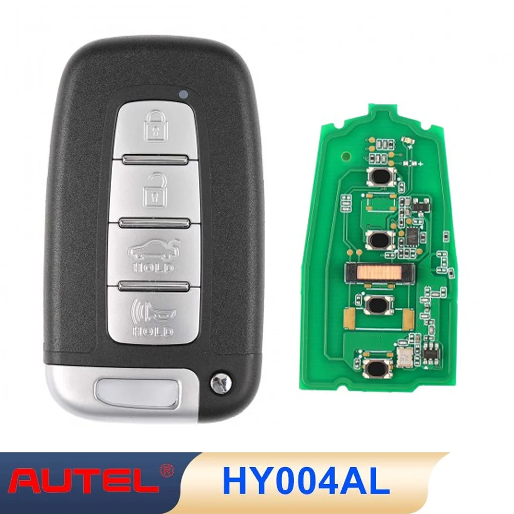 

5 Pcs/lot Atuel IKEY HY004AL Universal Smart Key 4 Buttons Autel Remote For Hyundai