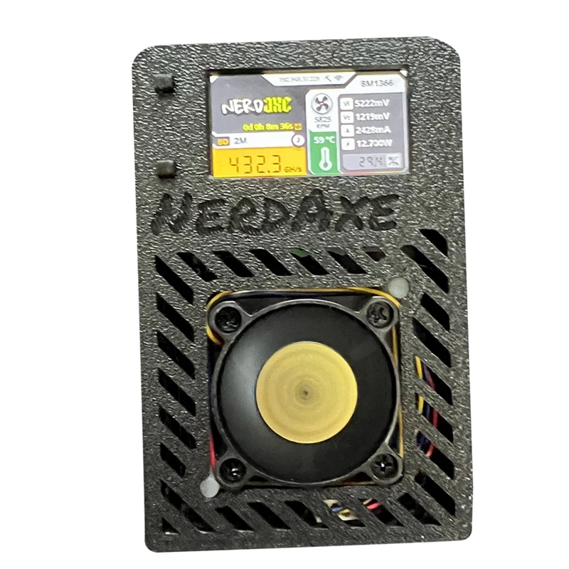 Imagem -06 - Mineiro de Nerdaxe com Display Nerdminer Asic Bitmain Bitcoin Micro Mineiro 500gh s S19xp Bm1366