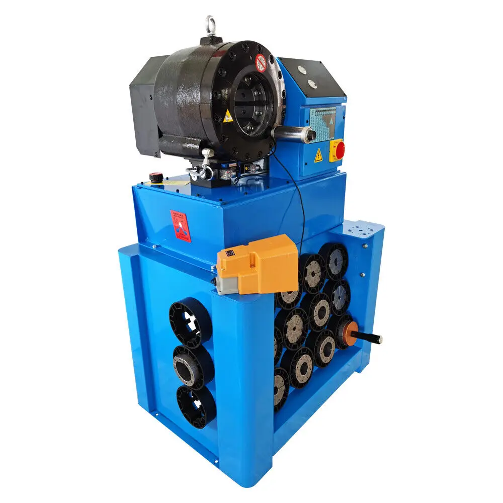 64mm hydraulic high pressure hose pressing machine BNTP32 Vertical Electro hydraulic Hose Round Tube Crimping Machine