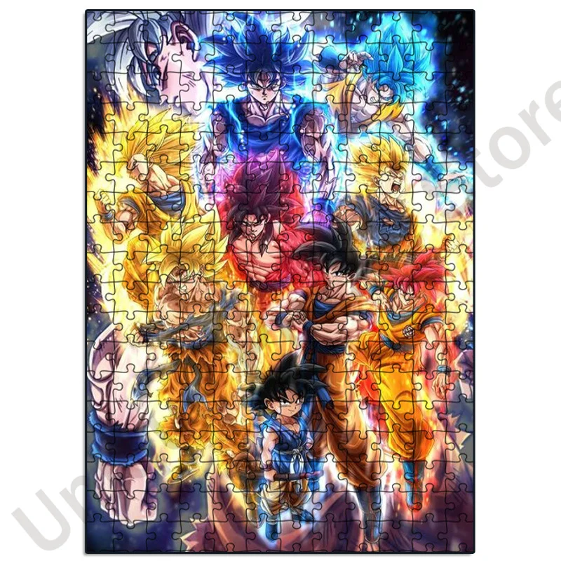 Dragon Ball Puzzle 300/500/1000 Pieces Jigsaw Puzzle Educational Toys for Kids Children \'s Games Christmas Gifts Home Decoration