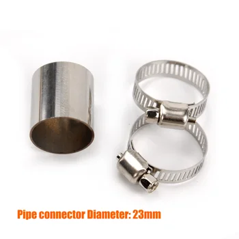 Tubo di scarico Tubo connettore Aria Diesel Riscaldatore di parcheggio Tubo di sfiato del gas in acciaio inossidabile per riscaldatore per auto Argento