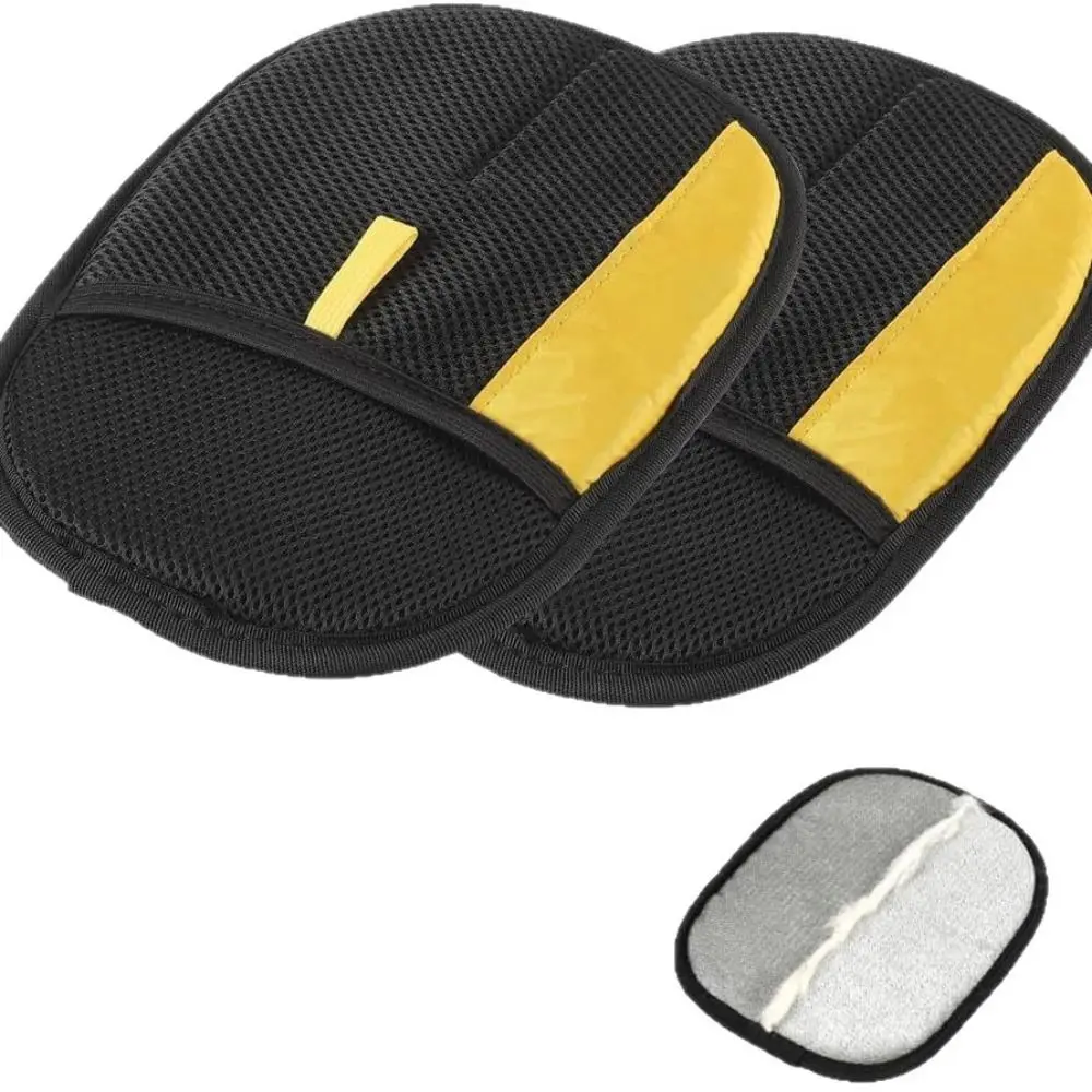 3 قطعة على الوجهين الحيوانات الأليفة الاستمالة قفازات متعددة الوظائف سميكة فرشاة إزالة شعر الحيوانات الأليفة لينة الأسود إزالة قفازات جرو #4