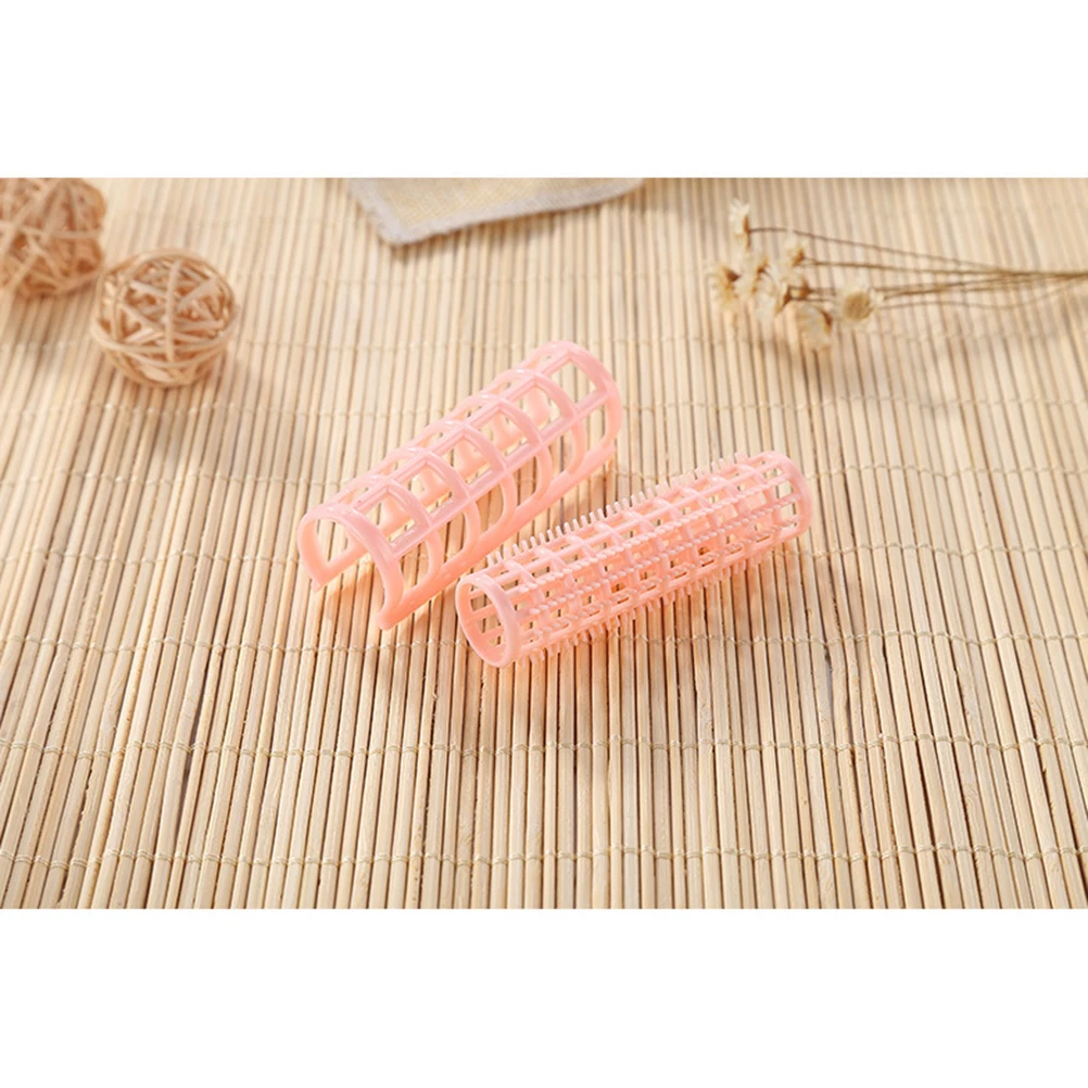 

12pcs Hair Curlers Plastic Styling Tools Salon Portable Volume Curls Wet Dry Use Women Girls Rollers Long Short