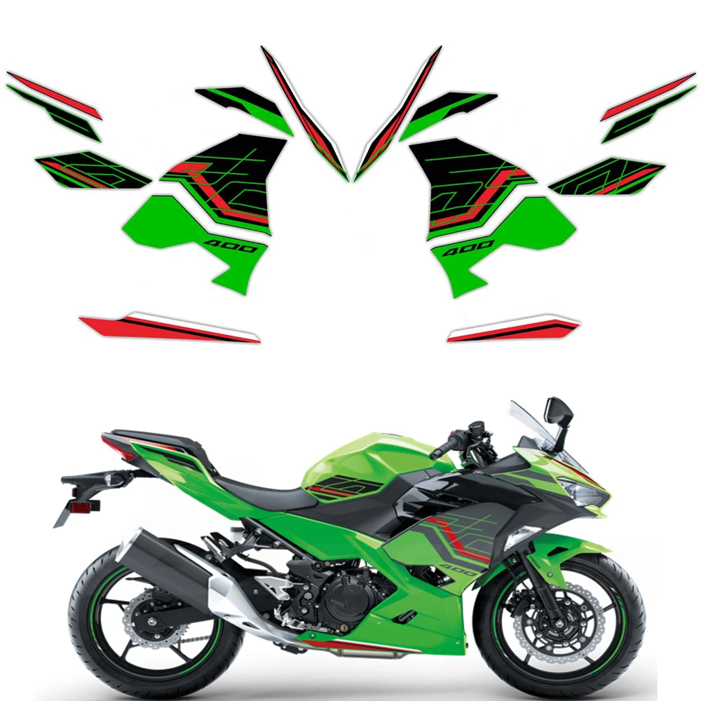 

Для KAWASAKI NINJA400 ninja 400 2018-2023 2018 2019 2020 2023 ниндзя аксессуары для мотоциклов обтекатель наклейка комплект наклеек для автомобиля