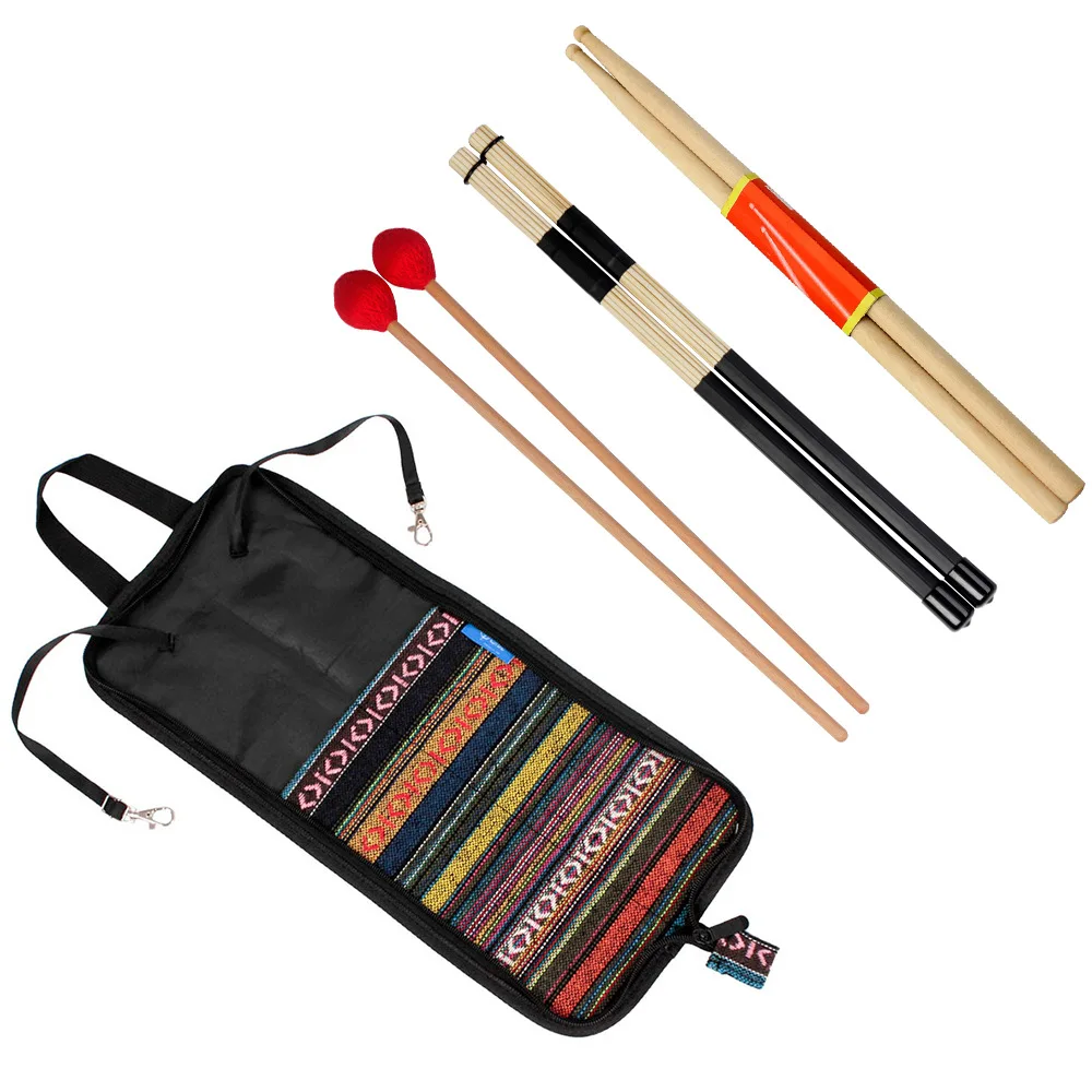 Professional Electronic Drum Kit Parts Sticks Bag Training Drumsticks Standard Drum Kits Accessories Davul Music Supplies AH50GJ