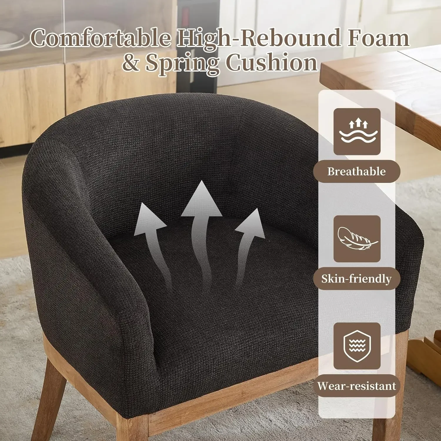 Thumbnail 3 - #7 Compare Upholstered Dining Chairs Before You Buy