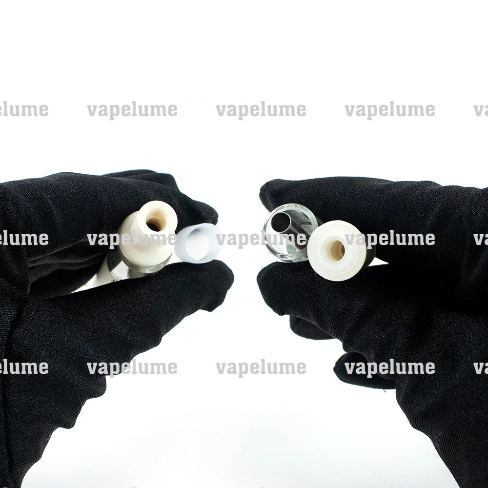 1 مللي السجائر الكهربائية الفارغة قابلة للشحن صغيرة صغيرة بيضاء المتاح عربة Vape مخصص المجسم تخزين التعبئة والتغليف الصحافة كاب #5