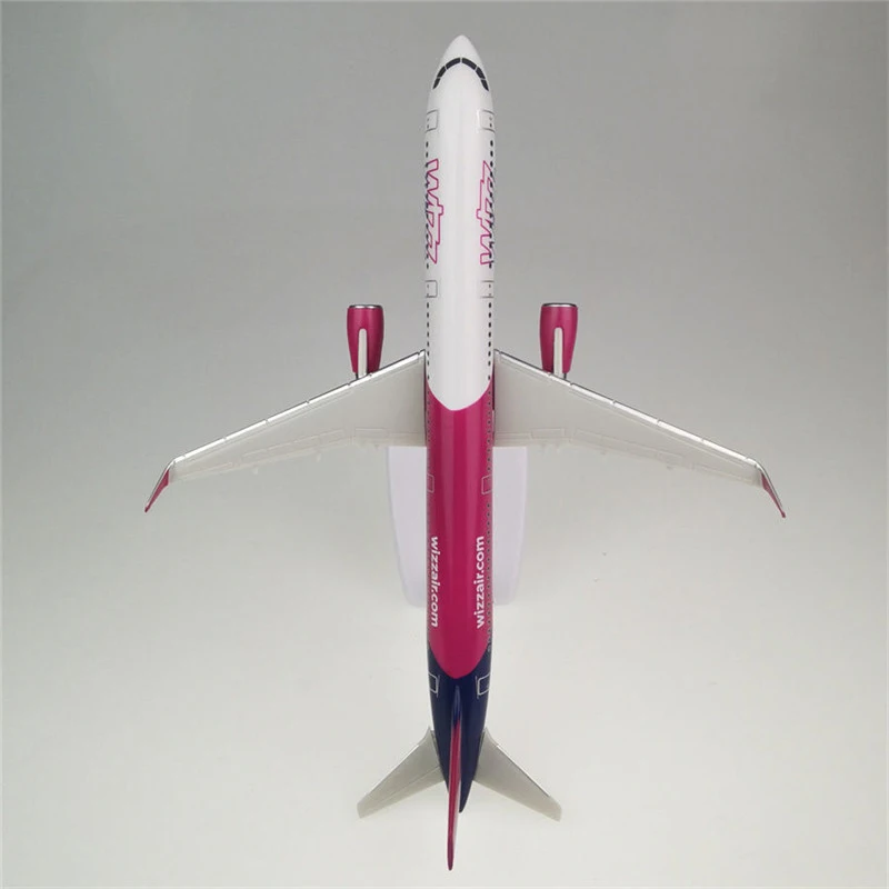 20 سنتيمتر WIZZ AIR A321 لعبة مجسمة طائرة A320 NEO Wizz الخطوط الجوية دييكاست طائرة مصغرة نموذج طائرة بناء عدة