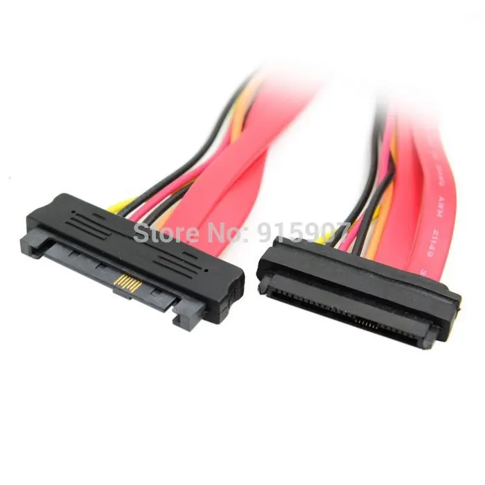 CYSM Chenyang SAS Hard Disk Drive SFF-8482 SAS Cable 29 Pin Male to Female Extension Cable 0.5m