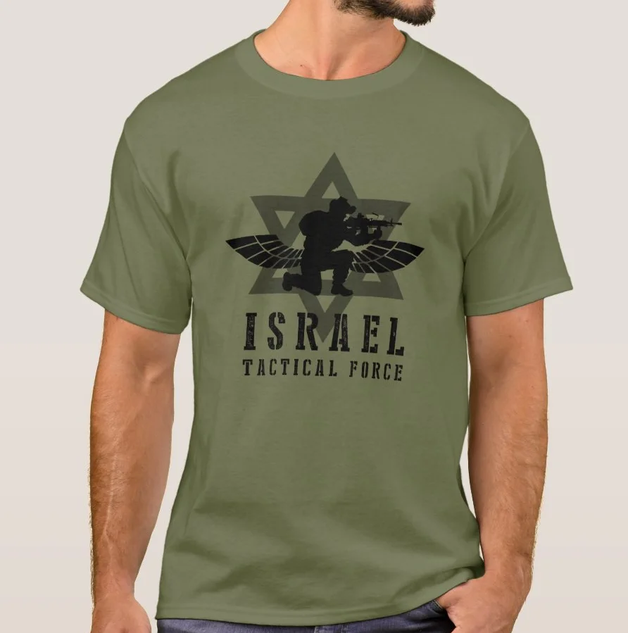 

Israel Idf Army Tactical Force Star of David T Shirt New 100% Cotton Short Sleeve O-Neck Casual T-shirt Mens Top