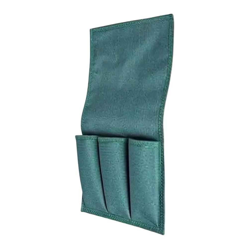 Green Garden Seat Bag for Kneeling Stool with Side Tool Pockets Waterproof Oxford Material Easy to Attach and Use