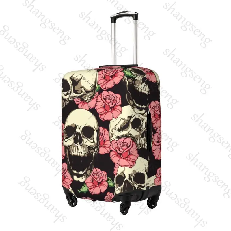 Sugar Skull Thicken Luggage Cover Elasticity Trolley dust cover Suitcase Protection Cover For 18-32 in Suitcase Case Travel