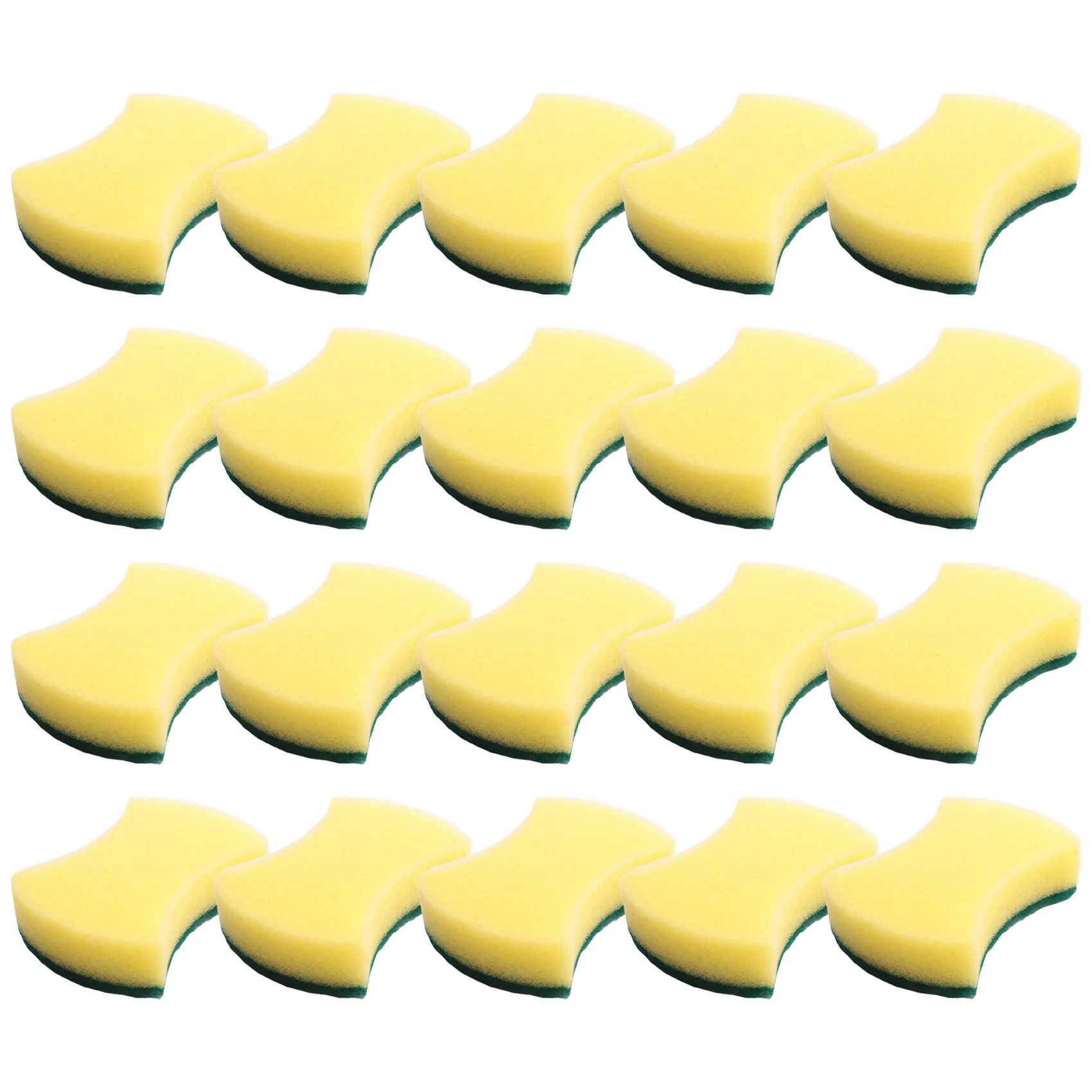 Limpeza Scrub Sponge Pad, Louça De Cozinha, Banheiro, Lavagem De Carro, 40 Pcs