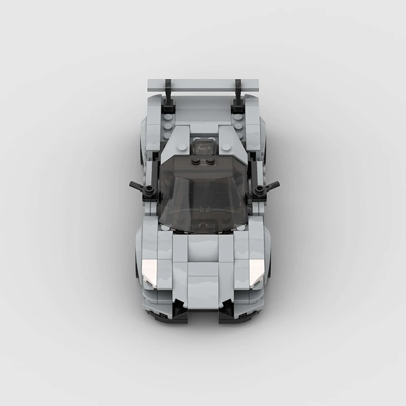 Conjunto de modelo de montagem de carro de corrida legal e moderno, adequado como presente para Halloween, Natal e para colecionar e decorar