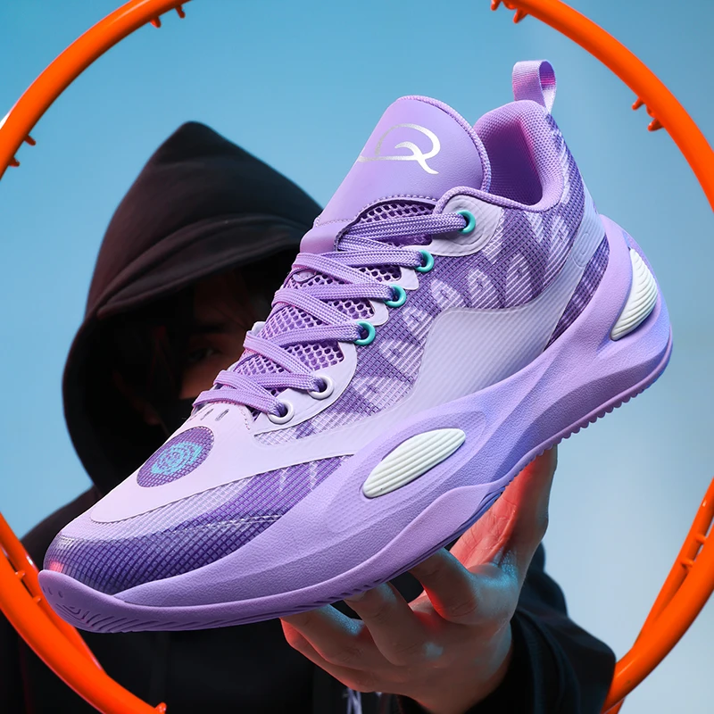 

2026 men's outdoor practical basketball shoes, shock-absorbing rebound, grip bottom anti slip, men's professionalbasketballshoes